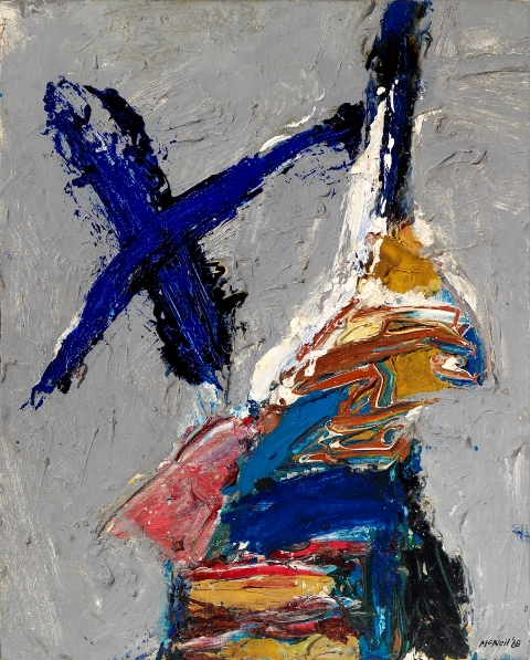 George McNeil: Landscape: Cross Motif George McNeil: Landscape: Cross Motif